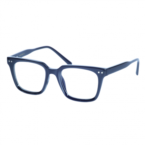 Black Jacke Men Square Black Full Frame Clip-On Eyeglasses BJ81121